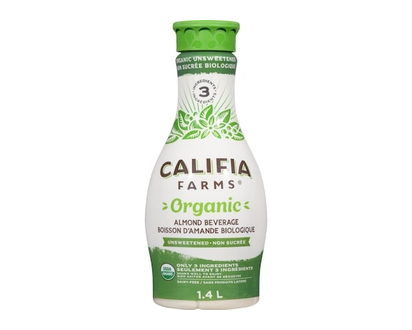 Califia Farms Almond Beverage Organic Unsweetened - 1.4 L