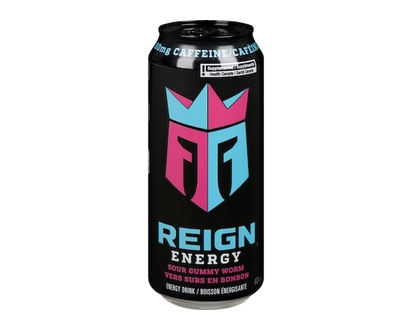 Reign Energy Energy Drink Sour Gummy Worm - 473.0 ML