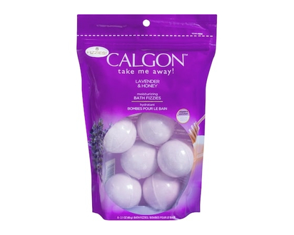 Calgon Take Me Away! Lavender & Honey Moisturizing Bath Fizzies - 60.0 G