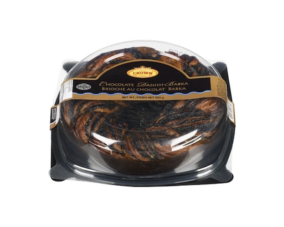 Crown Kosher Chocolate Danish-Babka - 500.0 G