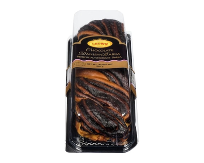 Crown Kosher Chocolate Danish-Babka - 500.0 G