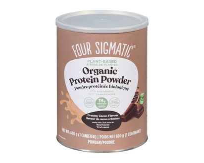 Four Sigmatic Plant-Based Organic Protein Powder Creamy Cacao Flavour - 600.0 G