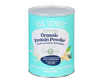 Four Sigmatic Plant-Based Organic Protein Powder Sweet Vanilla Flavour - 600.0 G