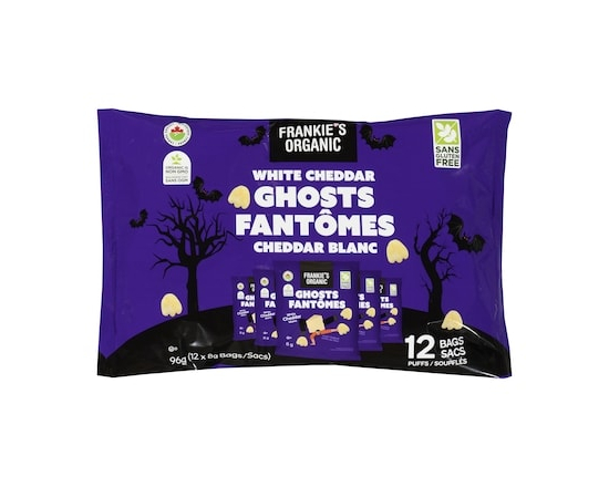 Frankie's Puffs White Cheddar Ghosts - 96.0 G