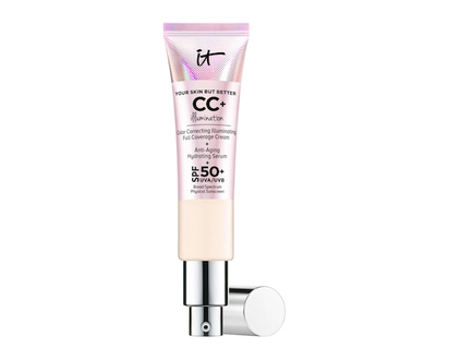 It Cosmetics Your Skin But Better™ Illumination - Fond de teint et crème CC hydratante à couverture totale avec SPF 50+ - 32 ML