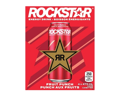 Rockstar Punched Fruit Punch - 4 PK