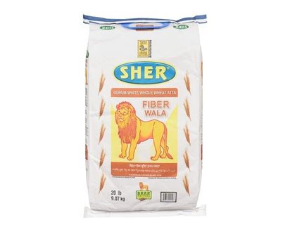 Sher White Whole Wheat - 9.07 KG