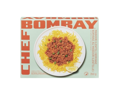 Chef Bombay Masoor (Lentil) Biryani With Saffron Rice Medium Spice - 350.0 G