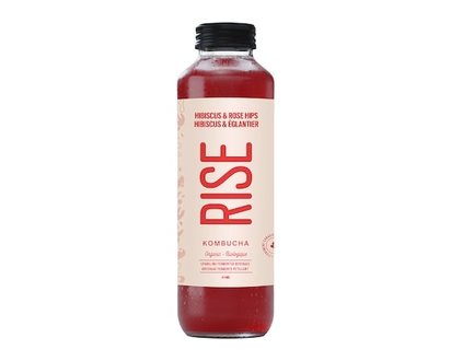 Rise Kombucha Hibiscus & Rose Hips - 414.0 ML