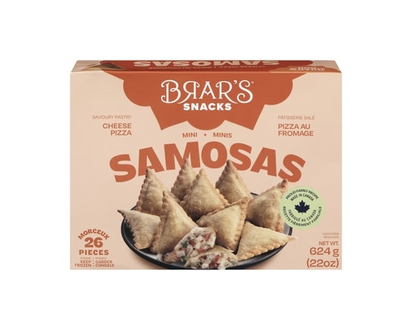 Brar's Snacks Mini Samosas Cheese Pizza - 624.0 G