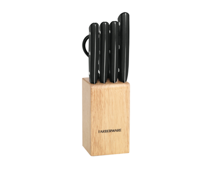 Triple Riveted Cutlery 6PC Prep Set Knife Block - 1.0 EA