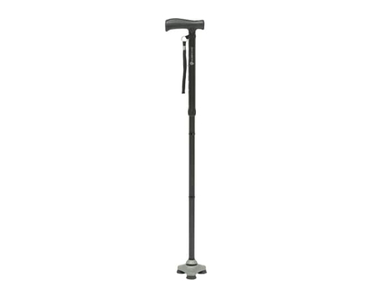 Drive HurryCane Freedom Edition Folding Cane with T Handle, Black - 1 EA