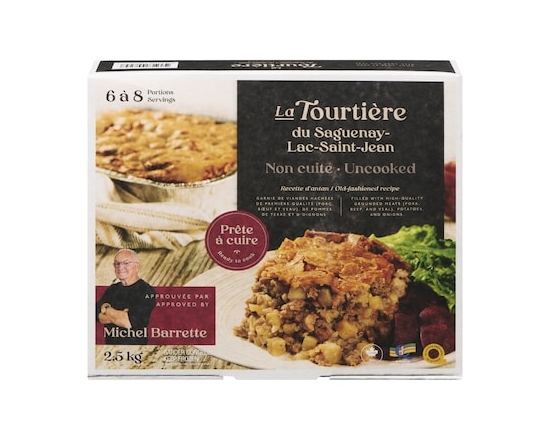 Viandomax La tourtière du saguenay-lac-saint-jean bœuf, porc et veau - 2.5 KG