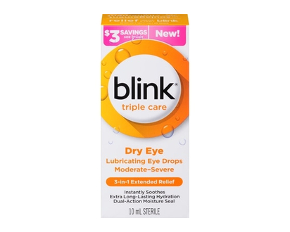 Blink Lubricating Eye Drops Dry Eye Moderate-Severe Sterile - 10.0 ML