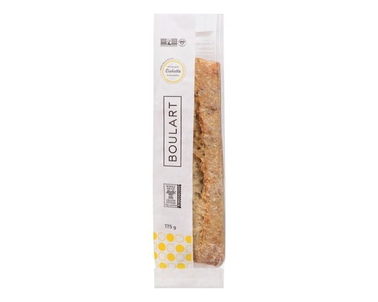 Demi-baguette ciabatta grains entiers - 175.0 G