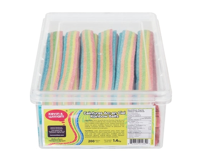 Kevin & William Rainbow Belts - 1.4 KG