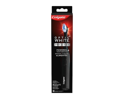 Colgate Optic White Pro Series Sonic Battery Powered Toothbrush, Black - 1 EA