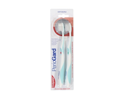 Colgate PerioGard Gum Toothbrush, Soft Toothbrush, 2 Pack - 2 EA