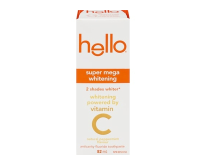 Colgate Anticavity Fluoride Toothpaste Super Mega Whitening Natural Peppermint Flavour - 82.0 ML