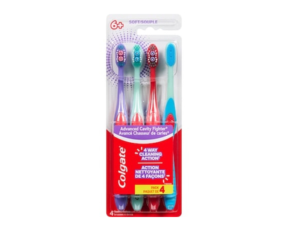 Colgate Toothbrushes Soft 6+ - 4.0 EA