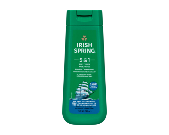5-in-1 Body Wash, Sea Salt and Cedarwood - 591.0 ML
