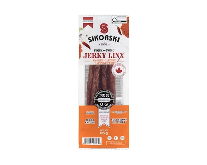 Sikorski Sausages Jerky Snacks Pork Smokin' Cayenne - 1.0 EA