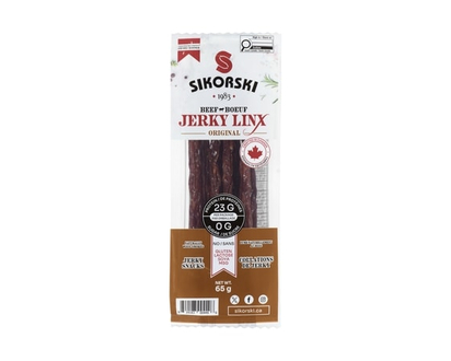 Sikorski Sausages Jerky Snacks Beef Original - 1.0 EA