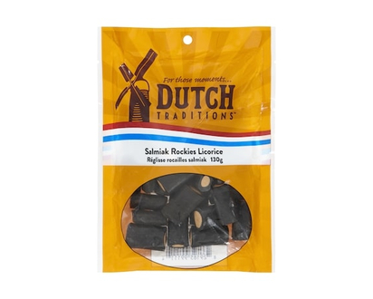 Dutch Traditions Salty Licorice With Salmiak Filling - 135.0 G
