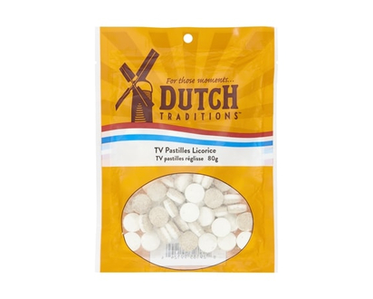 Dutch Traditions Tv Pastilles Licorice - 85.0 G