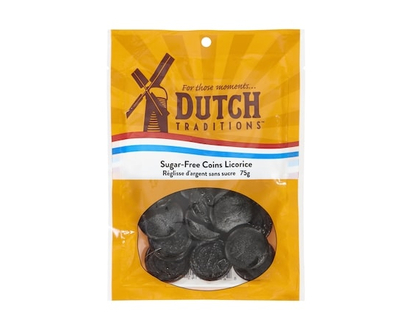 Dutch Traditions Sugar-Free Coins Licorice - 80.0 G