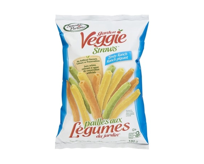 Sensible Portions Garden Veggie Straws Zesty Ranch - 120.0 G
