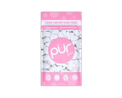 Pur Gum Aspartame Free Natural Bubblegum Flavoured Gum - 77.0 G