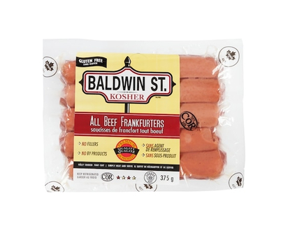 Baldwin St. Kosher All Beef Frankfurters - 375.0 G