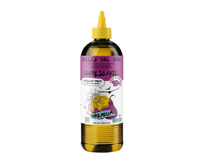 Bella Del Sol Premium High Oleic Sunflower Oil Infused with Garlic - 750.0 ML