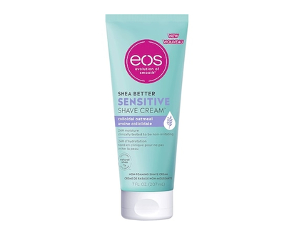 eos Shea Better™ Sensitive Moisturizing Shaving Cream, Unscented, Colloidal Oatmeal, 24H Moisture - 207 ML