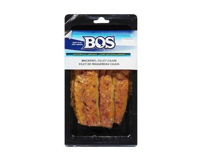 Bos Smoked Mackerel Fillets, Cajun - 170.0 G
