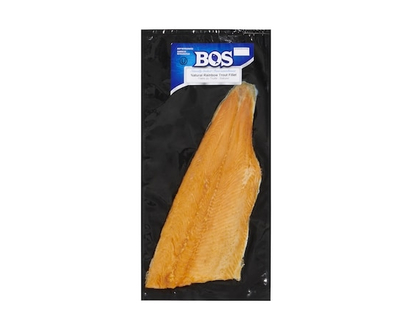 Bos Smoked Rainbow Trout Fillet Natural - 190.0 G
