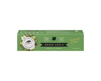 Green Beaver Jr Dentifrice naturel à saveur de pomme verte - 75.0 ML