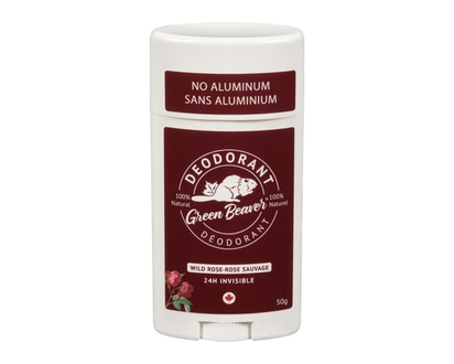 Green Beaver Deodorant, Wild Rose - 50.0 G