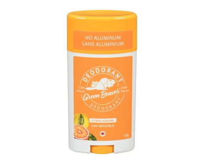 Green Beaver Natural Deodorant, Citrus - 50.0 G