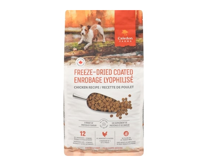 Caledon Farms All Natural Food For Dogs Freeze-Dried Coated Chicken Recipe - 1.8 KG