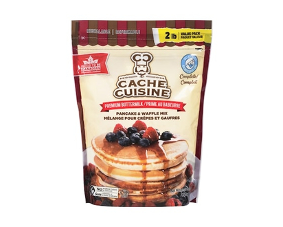 Cache Cuisine Pancake & Waffle Mix Premium Buttermilk Complete Value Pack - 908.0 G