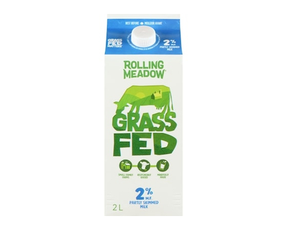 Rolling Meadow Grass Fed 2% Milk - 2.0 L