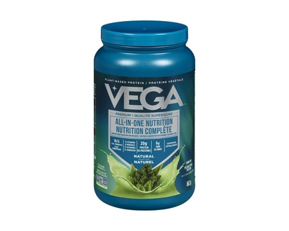 Vega All-in-One Protein Powder, Natural - 862.0 G