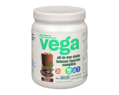Vega All-in-One Protein Powder, Chocolate - 461.0 G