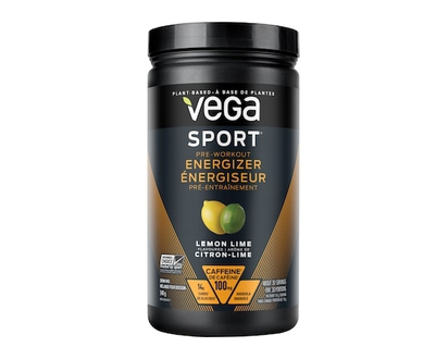 Vega Sport Pre-Workout Energizer, Lemon Lime - 540.0 G