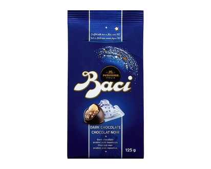 Perugina Baci Dark Chocolate Praline With Hazelnuts - 125.0 G