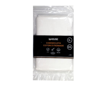 InHouse Premium 3 Yards Cheesecloth White - 1.0 EA