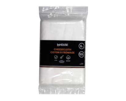 InHouse Premium 6 Yards Cheesecloth White - 6.0 EA
