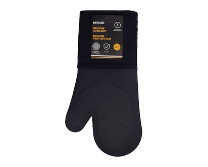 InHouse Premium Silicone Oven Mitt Charcoal - 1.0 EA